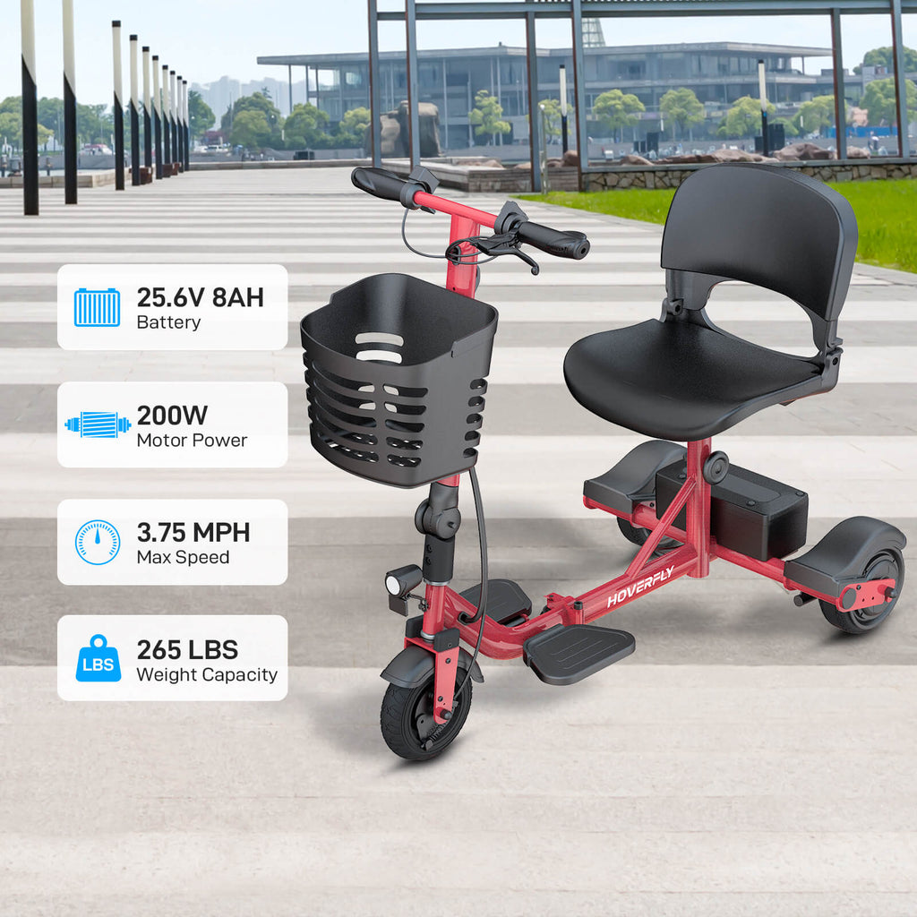 2-Pack Hoverfly T3 Foldable Mobility Scooters - Perfect for Faimily (🔥Limited Time Discount)