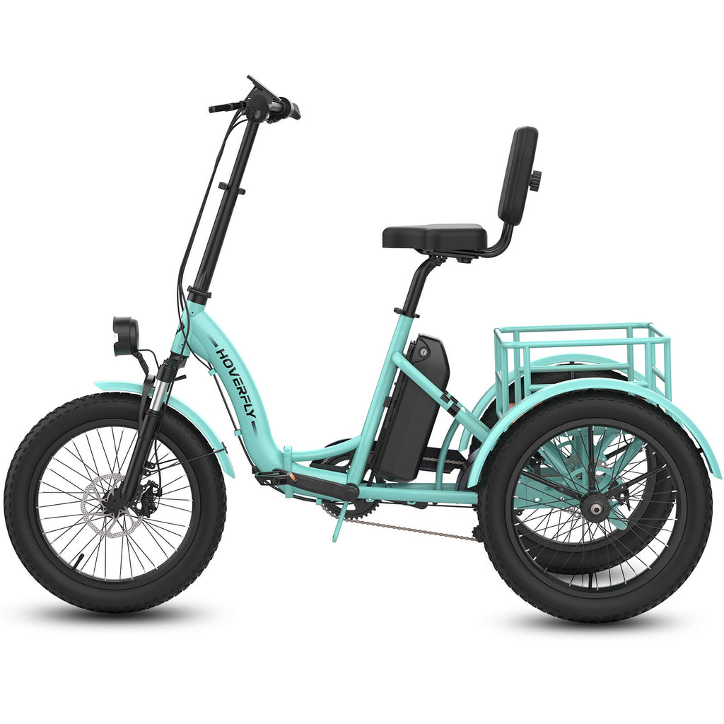 Hoverfly® ET1 Folding Electric Trike 15.5mph | 61 Miles Max Range ((👻Halloween Sale))