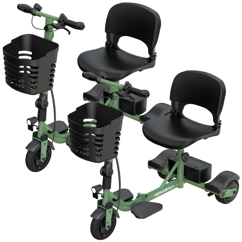 2-Pack Hoverfly T3 Foldable Mobility Scooters - Perfect for Faimily (🔥Limited Time Discount)