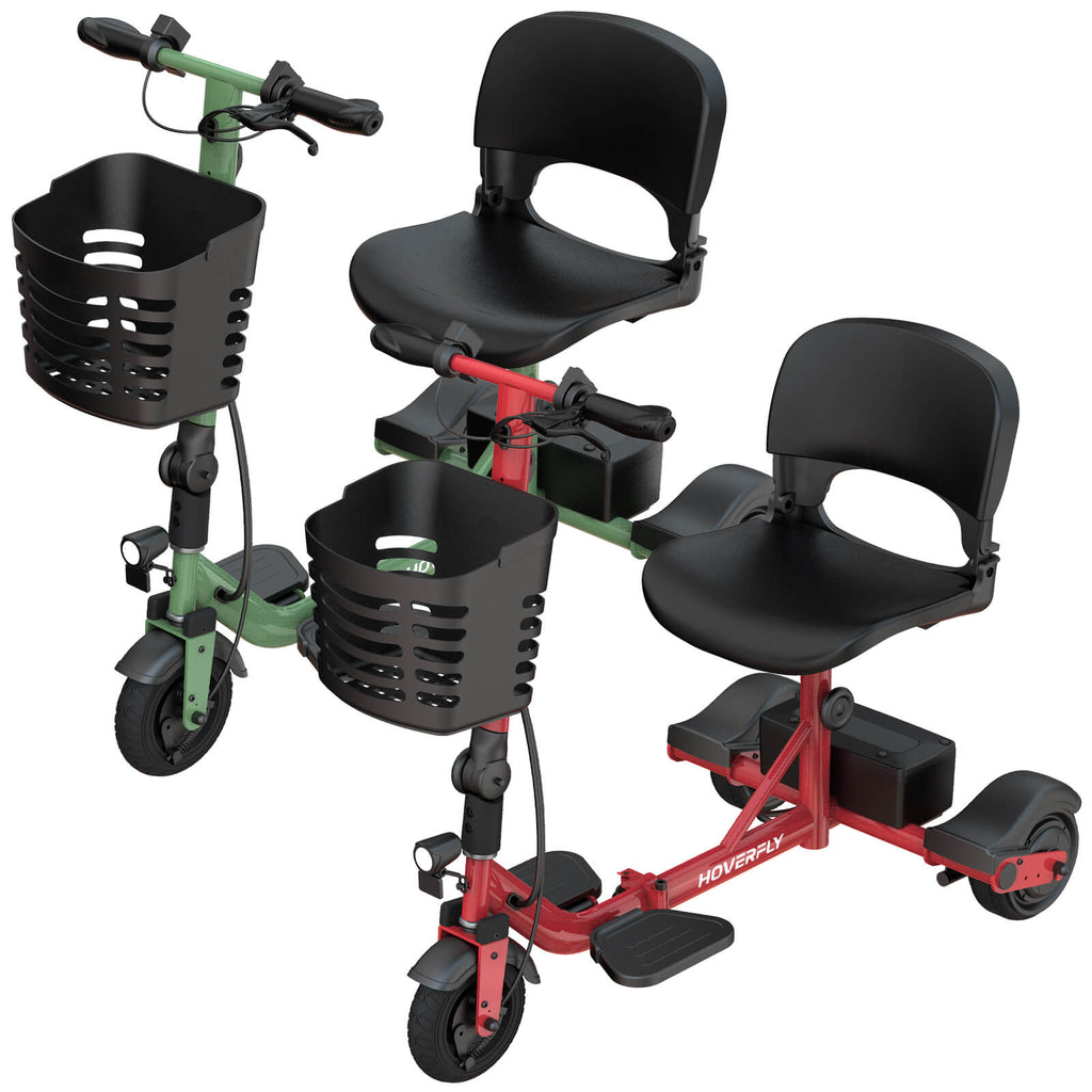 2-Pack Hoverfly T3 Foldable Mobility Scooters - Perfect for Faimily (🔥Limited Time Discount)